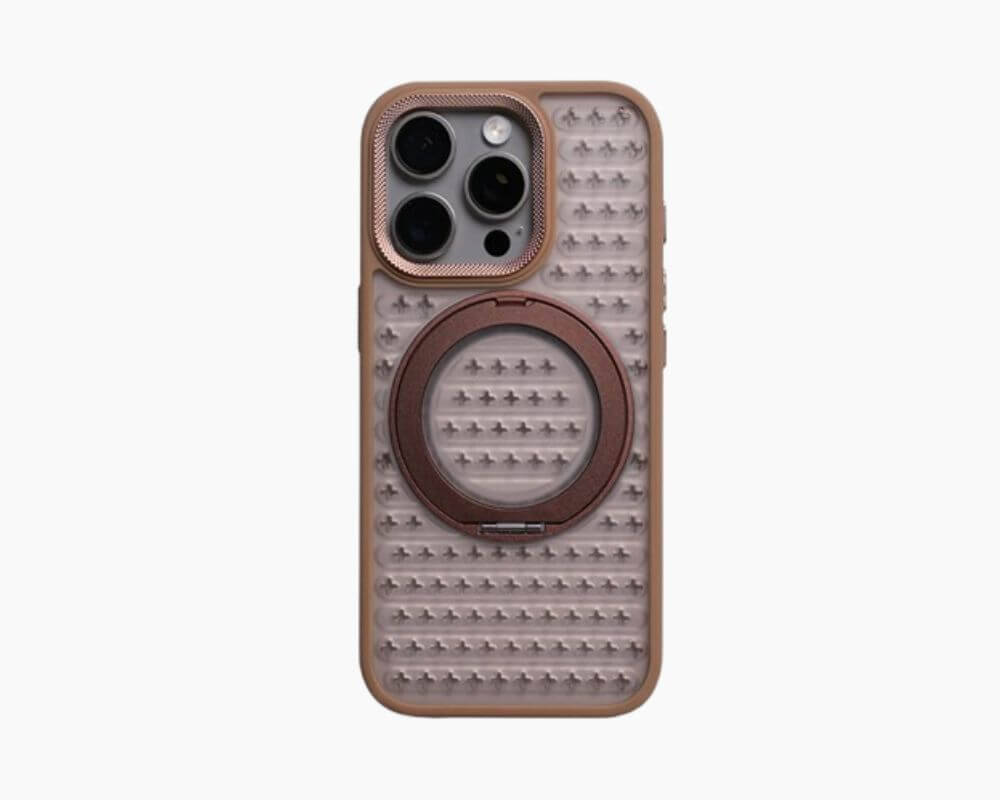 Cooling Phone Case with magnetic ring bracket