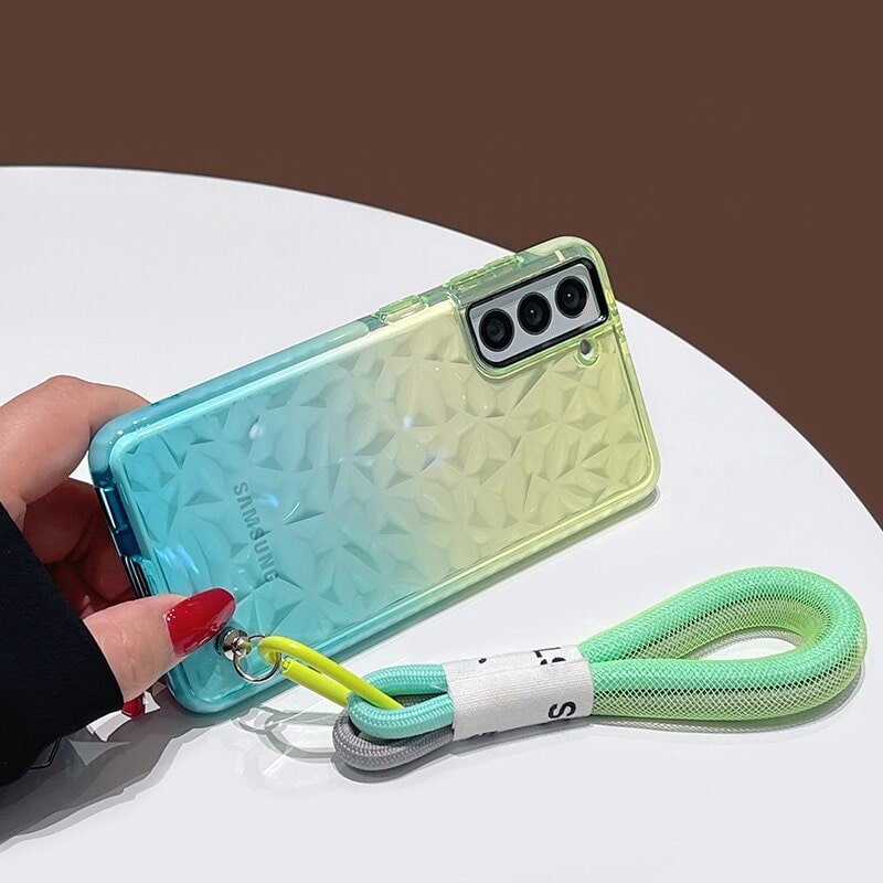 Diamond Samsung Case With Hand Strap