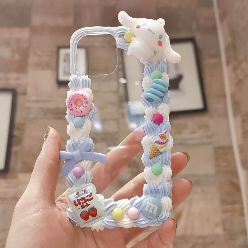 Hot glue iPhone cover