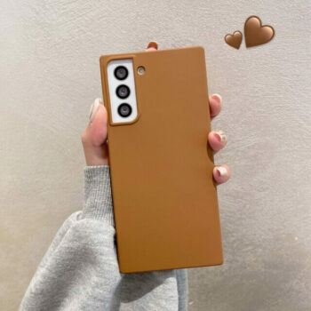 Soft Liquid Silicone Square Phone Case