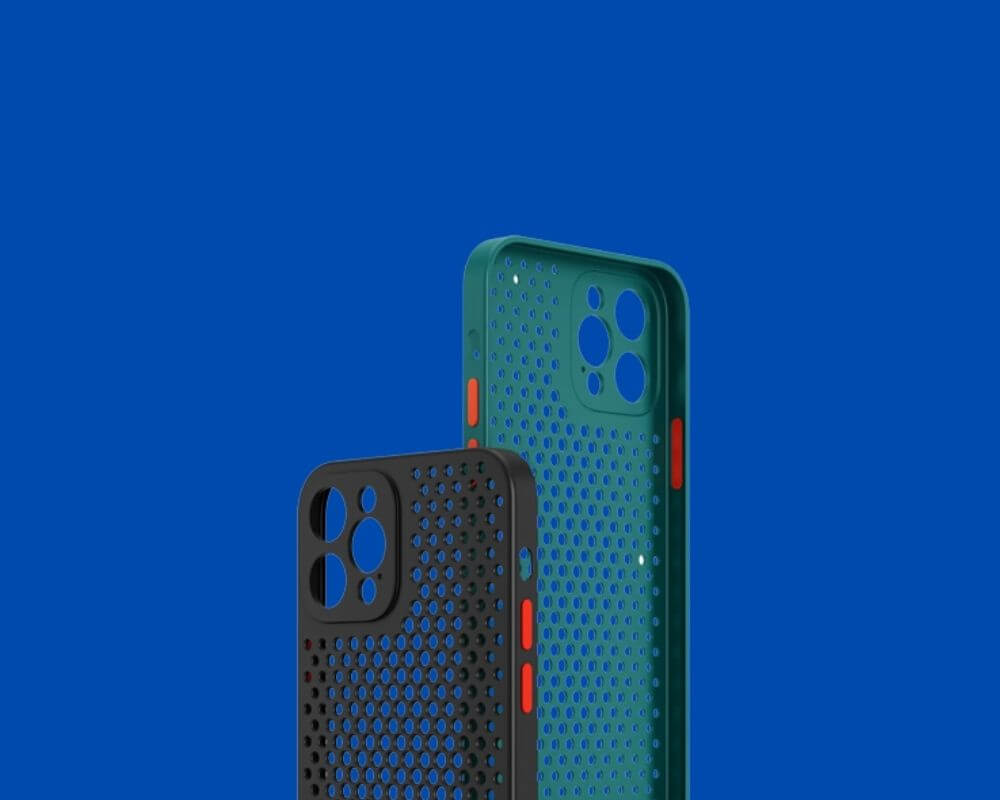 Breathable phone case