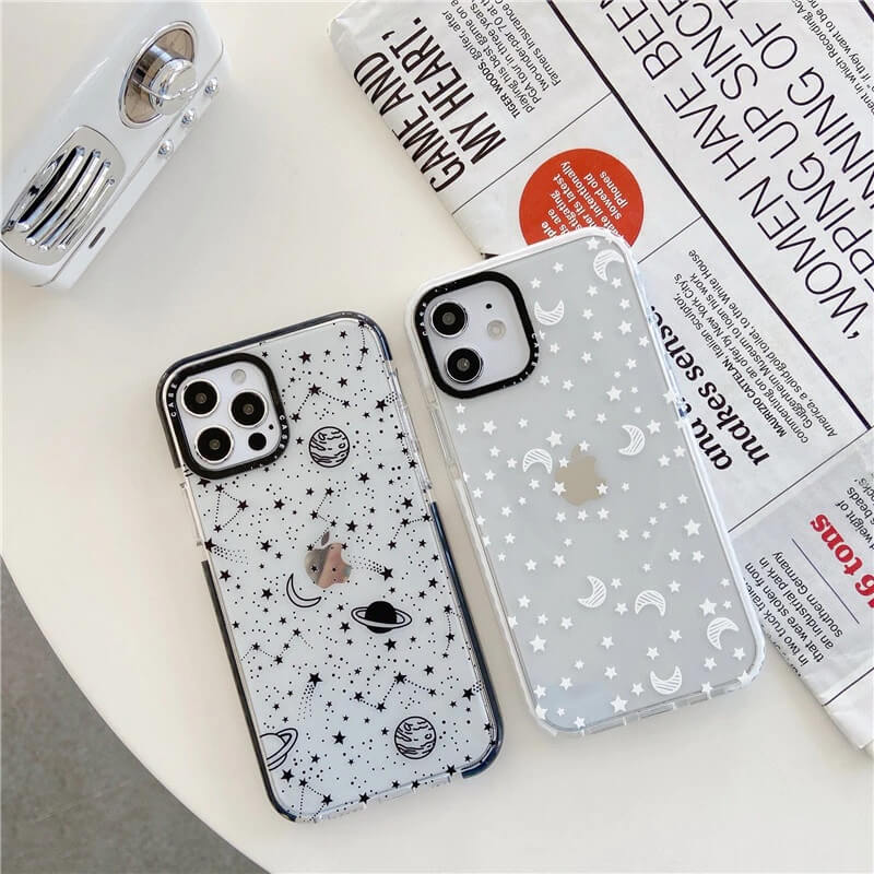 Clear Cosmos iPhone Case