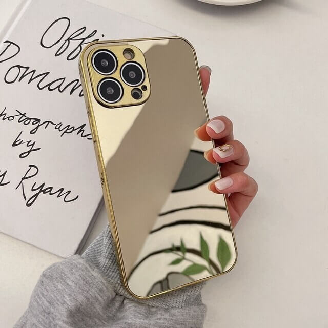Reflective Gold Mirror iPhone Case