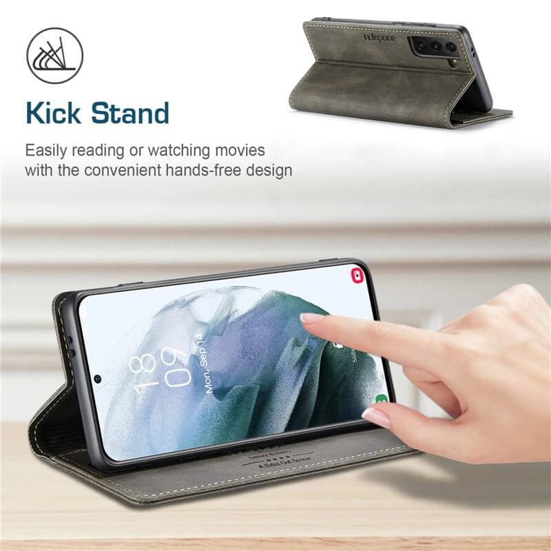 Kick stand for easy reading and watching