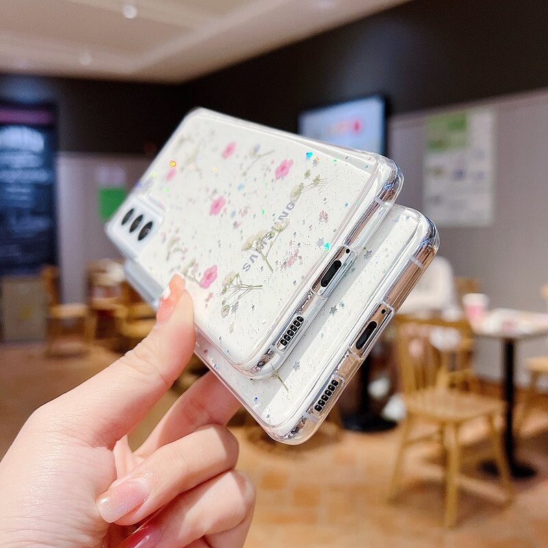 Real Dried Flower Samsung S21 AND S20 Case