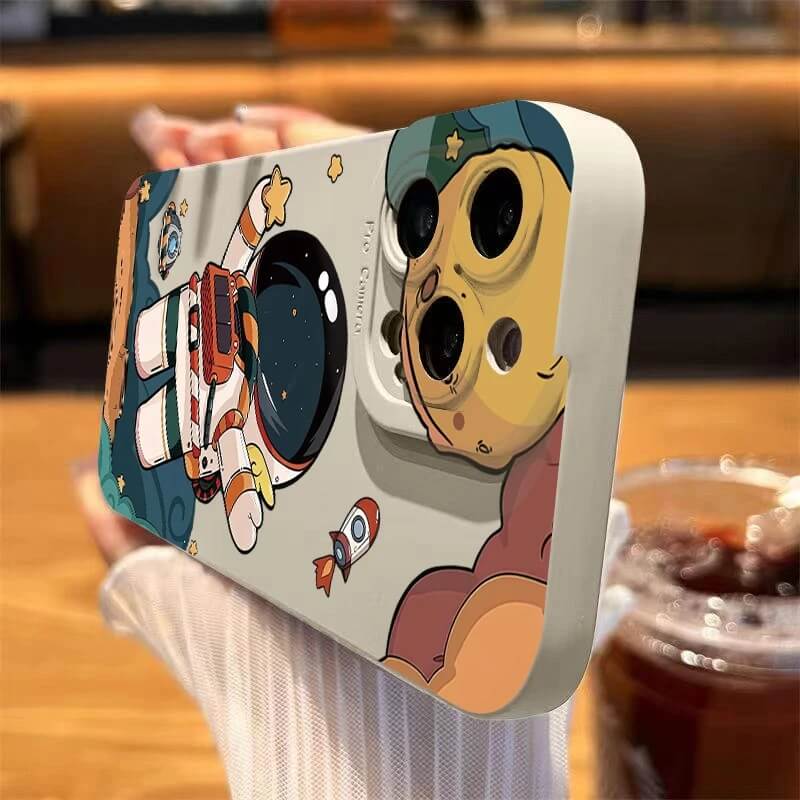 Astronaut & Rocket Space Scene Case Astronaut & Rocket Space Scene Case