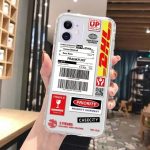DHL Clear iPhone Case