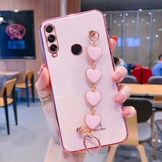 Electroplated Heart Bracelet Huawei P30, P30 Pro Case