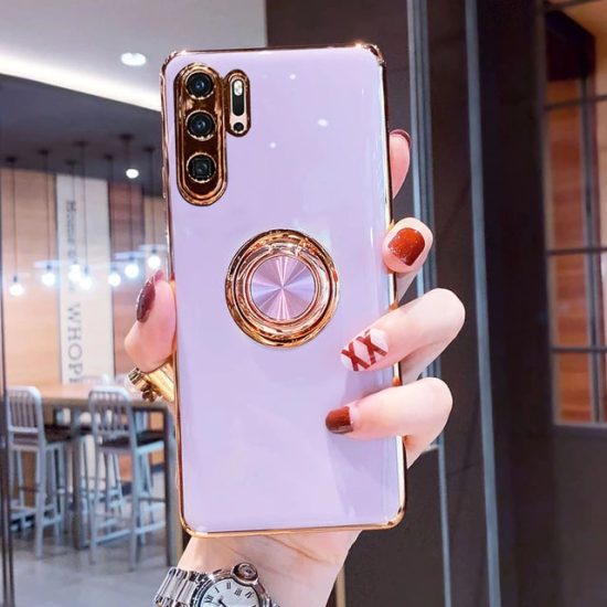 Finger Ring Silicone Case for Huawei P30 Pro