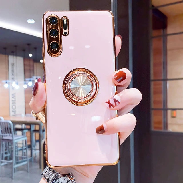 Finger Ring Silicone Case for Huawei P30