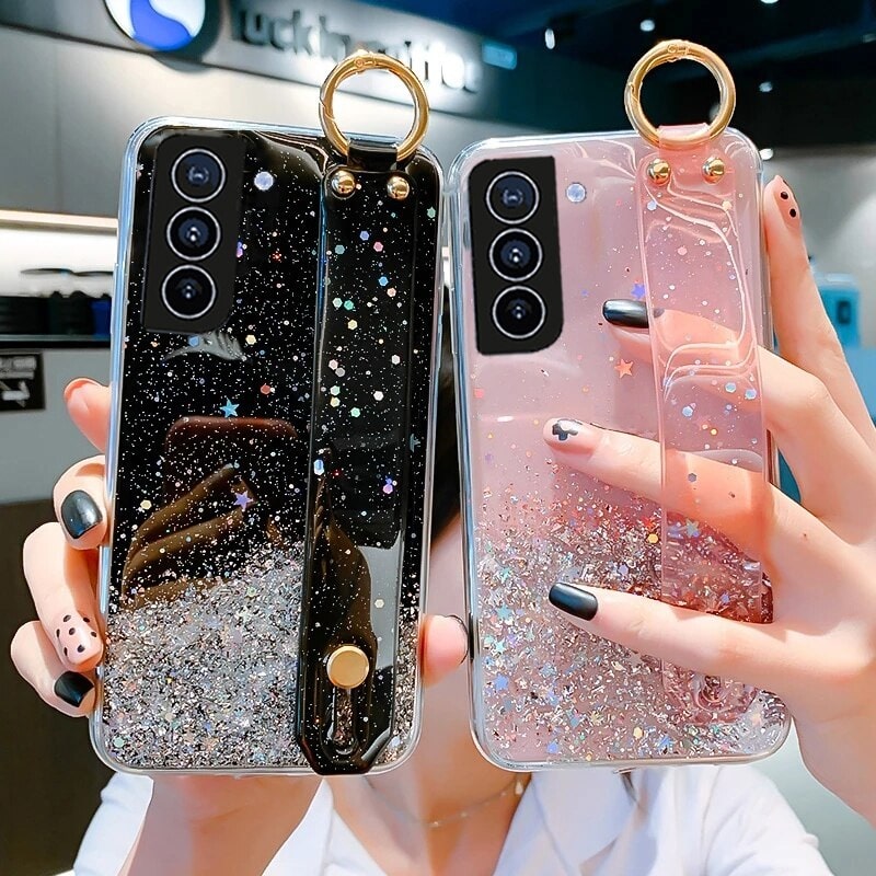 Liquid BLING Glitter Case for Samsung S20 S21 S22 Plus and S22 Ultra