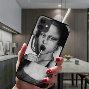 Mona Lisa Lollipop iPhone Case