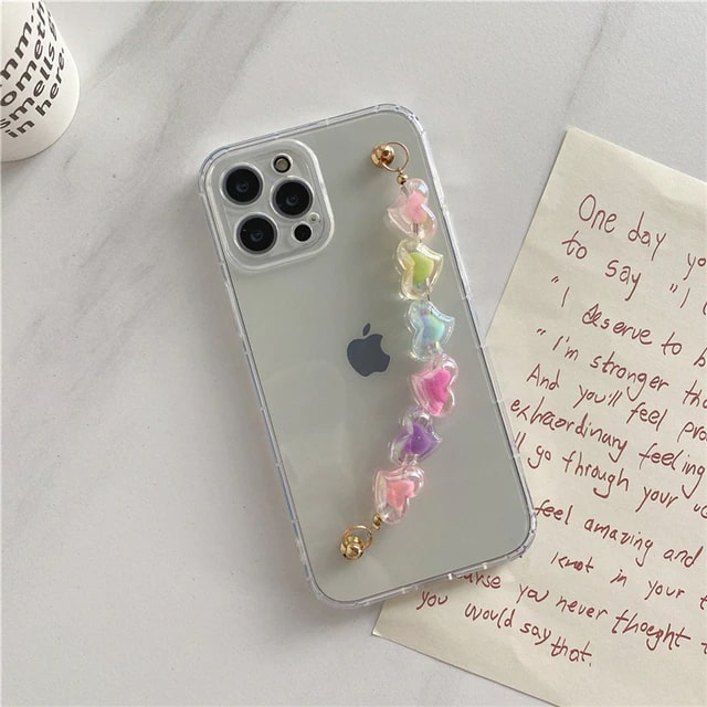 Rainbow Love Chain iPhone Case