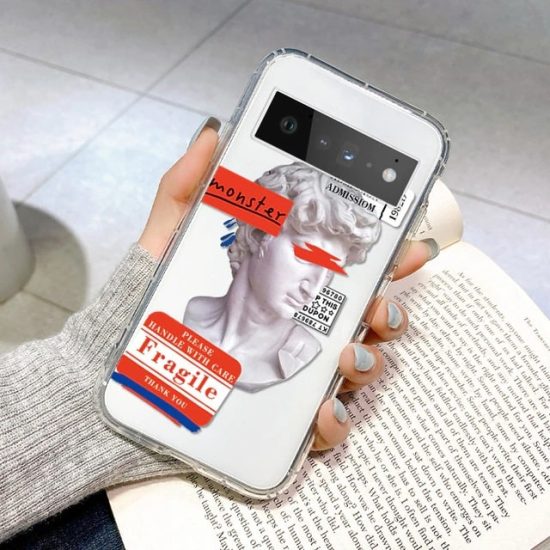 Art Label Clear Google Pixel 6 Case