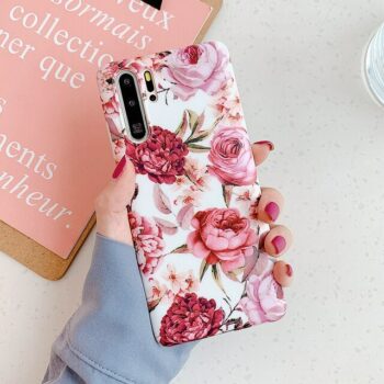 Peony Flower Huawei Case