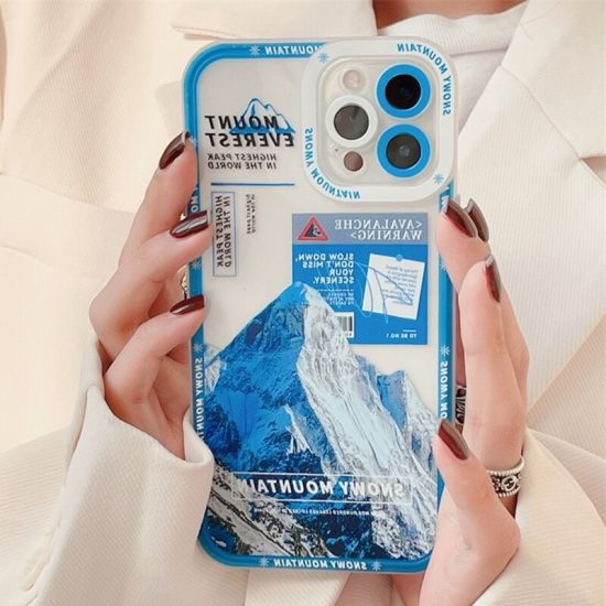 Snowy Mountains Phone Case