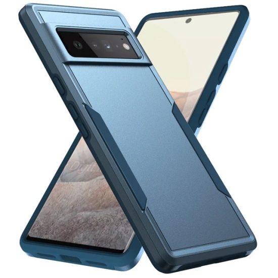Blue Heavy Duty Rugged Armor Google Pixel Case