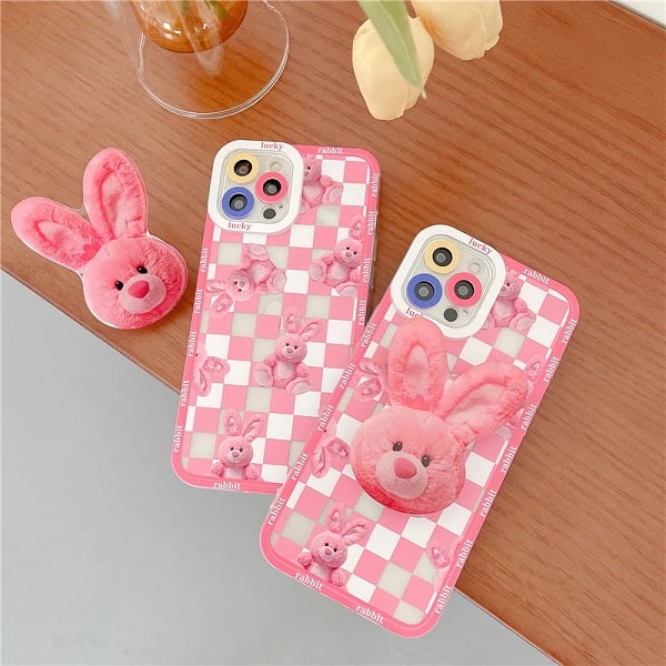 Candy Rabbit Phone Case with Stand Holder