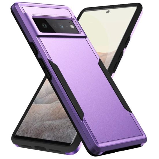 Purple Heavy Duty Rugged Armor Google Pixel Case