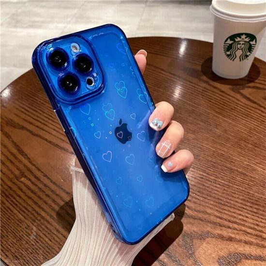 Dark blue Glitter Phone Case