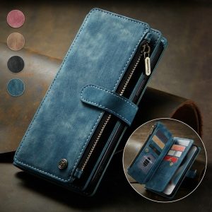 Leather Magnetic Wallet Case - iPhone 14 Series