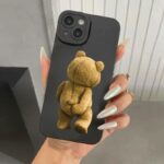 Teddy Bear Soft Silicone iPhone Case