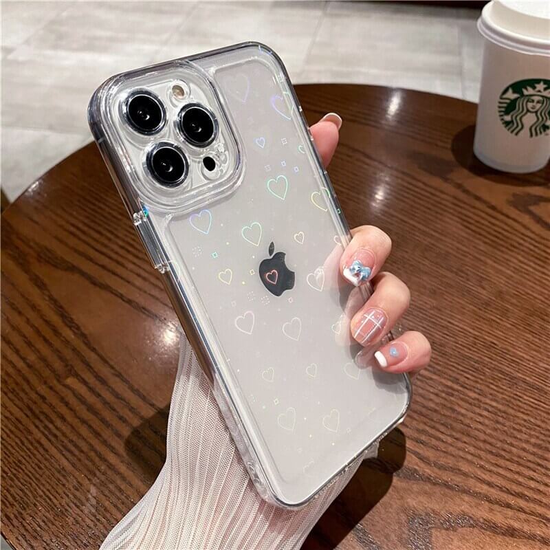 Transparent 3D Laser iPhone Case