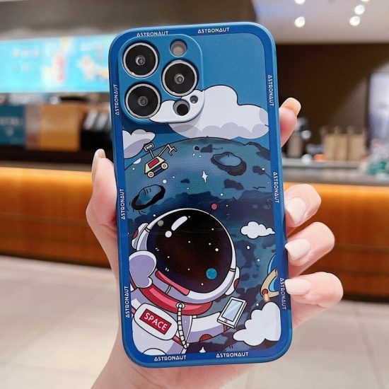 Astronaut Silicone phone Case for iPhone 14,14 Pro,14 Pro Max (1)