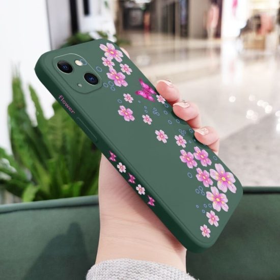 Dark green case iPhone