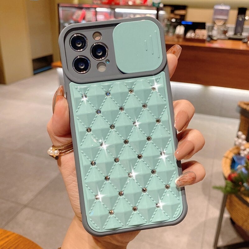 Diamond Bling Camera Protection iPhone Case