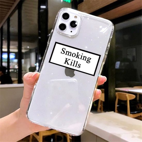 Smoking Kills Clear iPhone Case