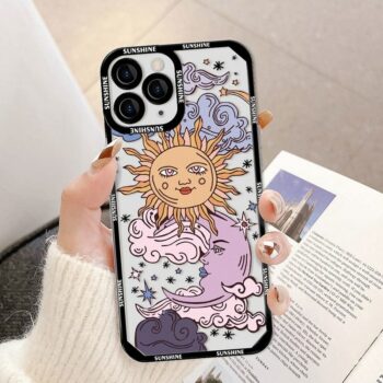 Sun Moon Face Phone Case