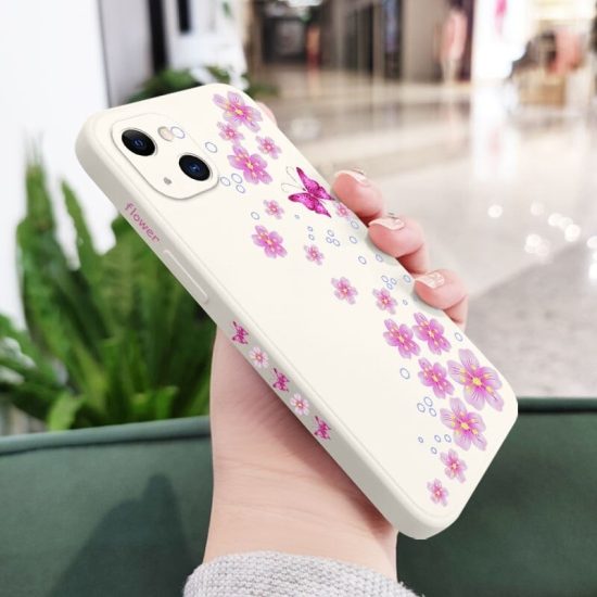 White In Bloom Phone Case