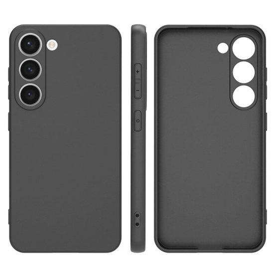 Black Matte Soft TPU Samsung S23 Series Case