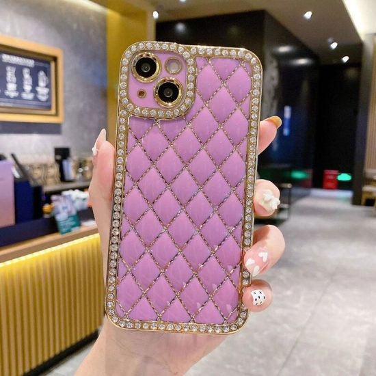 Crystallized Bling Rhinestone iPhone Case - Purple