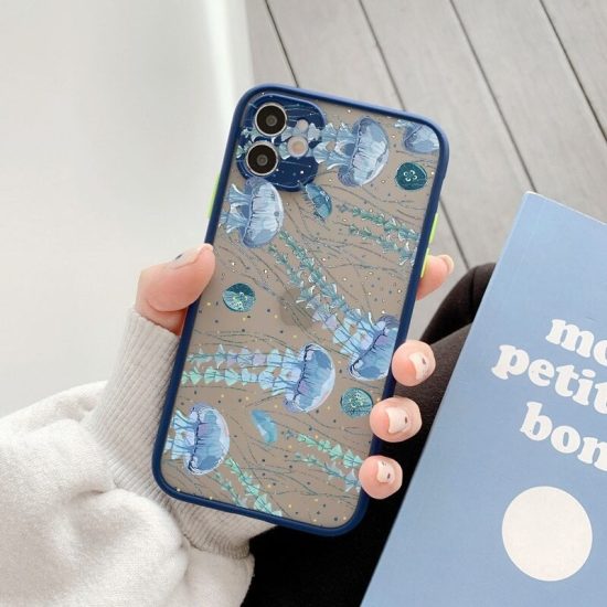 Cute Cartoon Jellyfishes iPhone Case