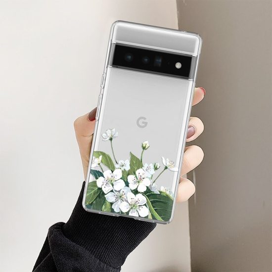 Flower Clear Google Pixel Case