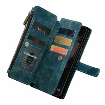 Leather Detachable wallet Samsung Case with Wrist Strap