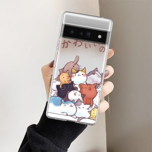 cute anime cats phone case
