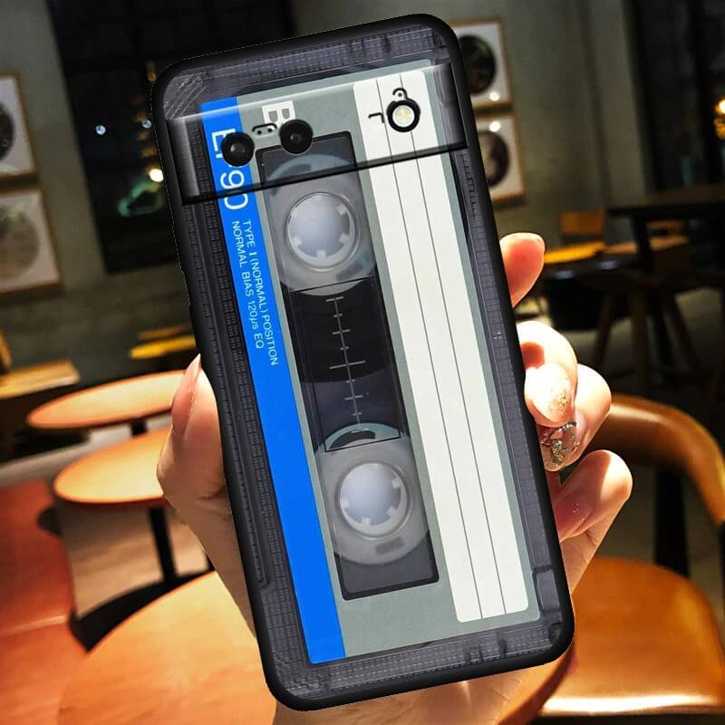 Blue Cassette Tape Google Pixel Case