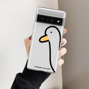Cute Cartoon Duck Google Pixel Phone Case