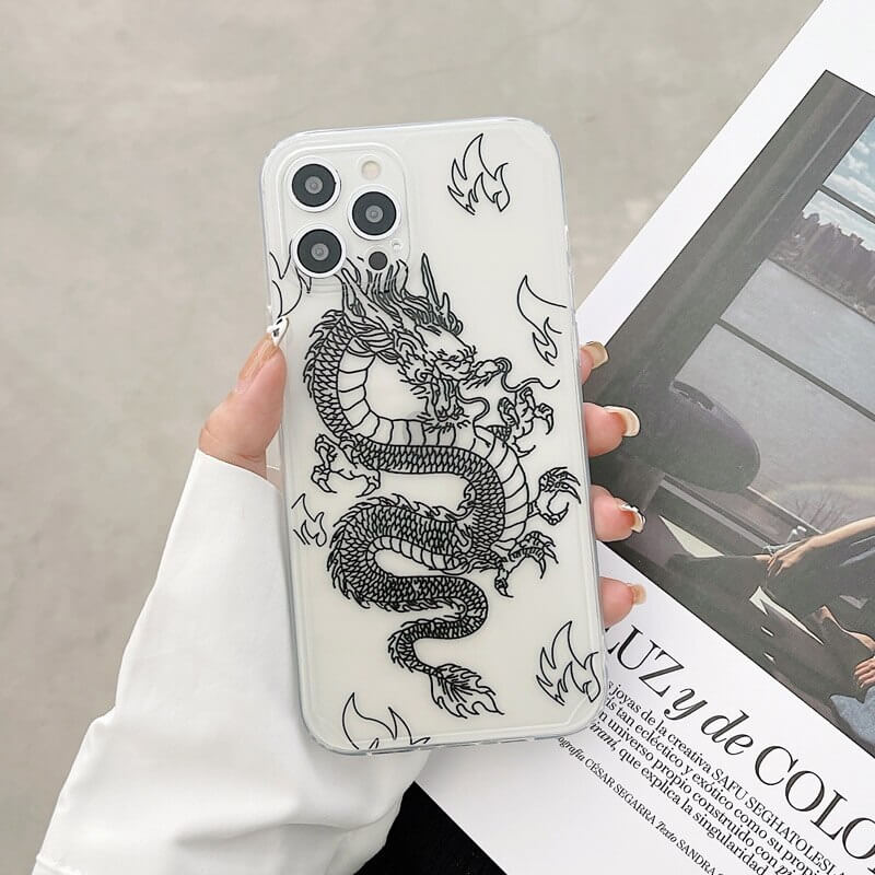 Dragon Clear iPhone Case