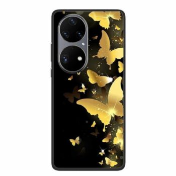 Gold Butterfly Huawei P50 Pro Case