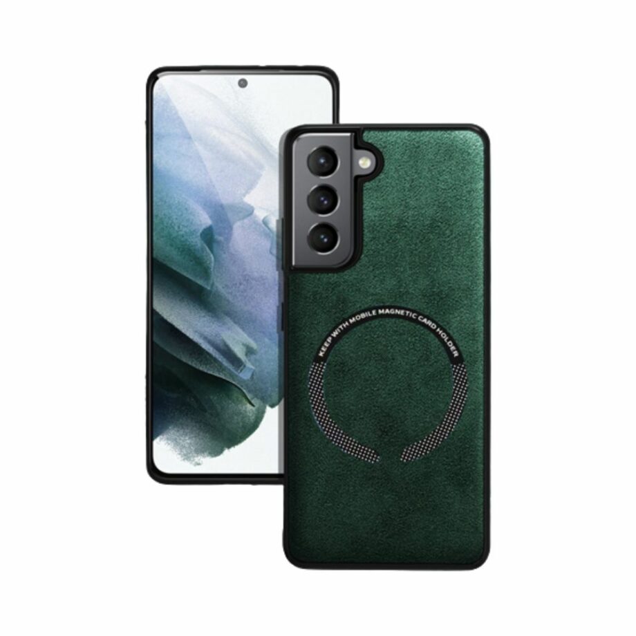 Green Alcantara Case