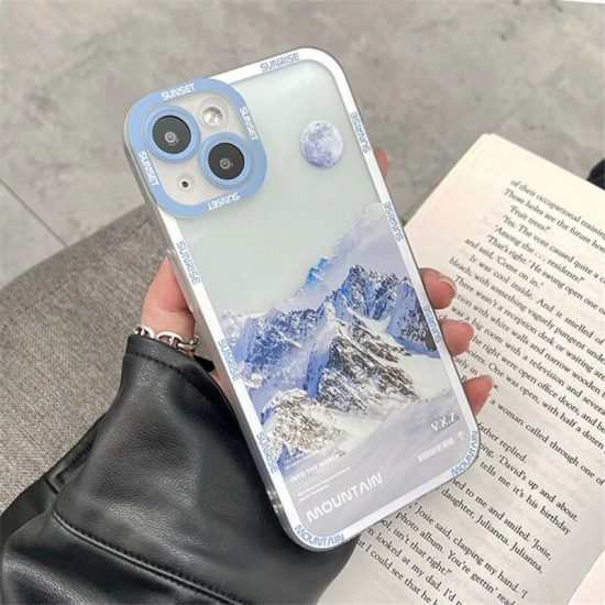 Lens Protective Moon Night iPhone Case (2)