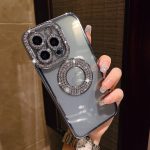 Logo Hole Diamond iPhone Case
