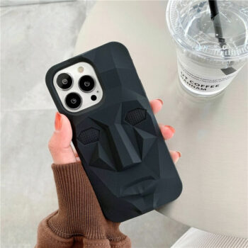 Man in Black Mask iPhone Case