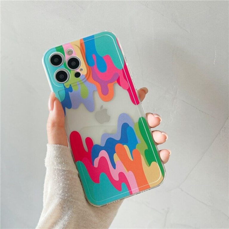 Melted Colorful Painting iPhone Case Waw Cases