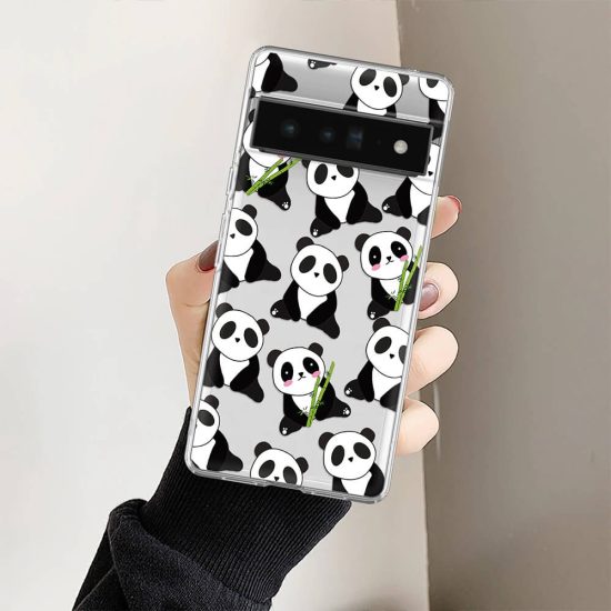Panda Clear Google Pixel Phone Case