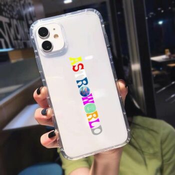 Astroworld clear phone case